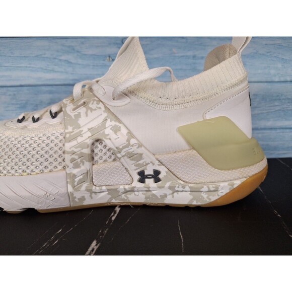 Under Armour Project Rock 4 Men\'s White Camo Lifting Shoes Sz 13 main image 14
